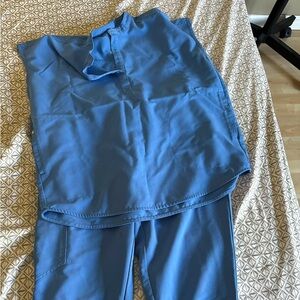 Figs Ceil Blue Scrubs